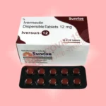 Iversun 12mg (Ivermectin 12mg) - 100 Tablet/s